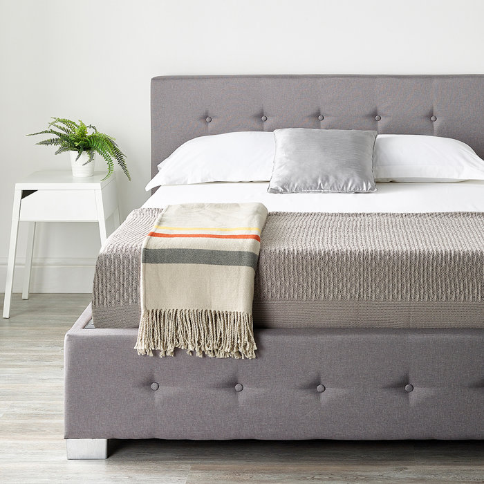 Zipcode Design Caddo Fabric Upholstered Ottoman Bed Frame & Reviews